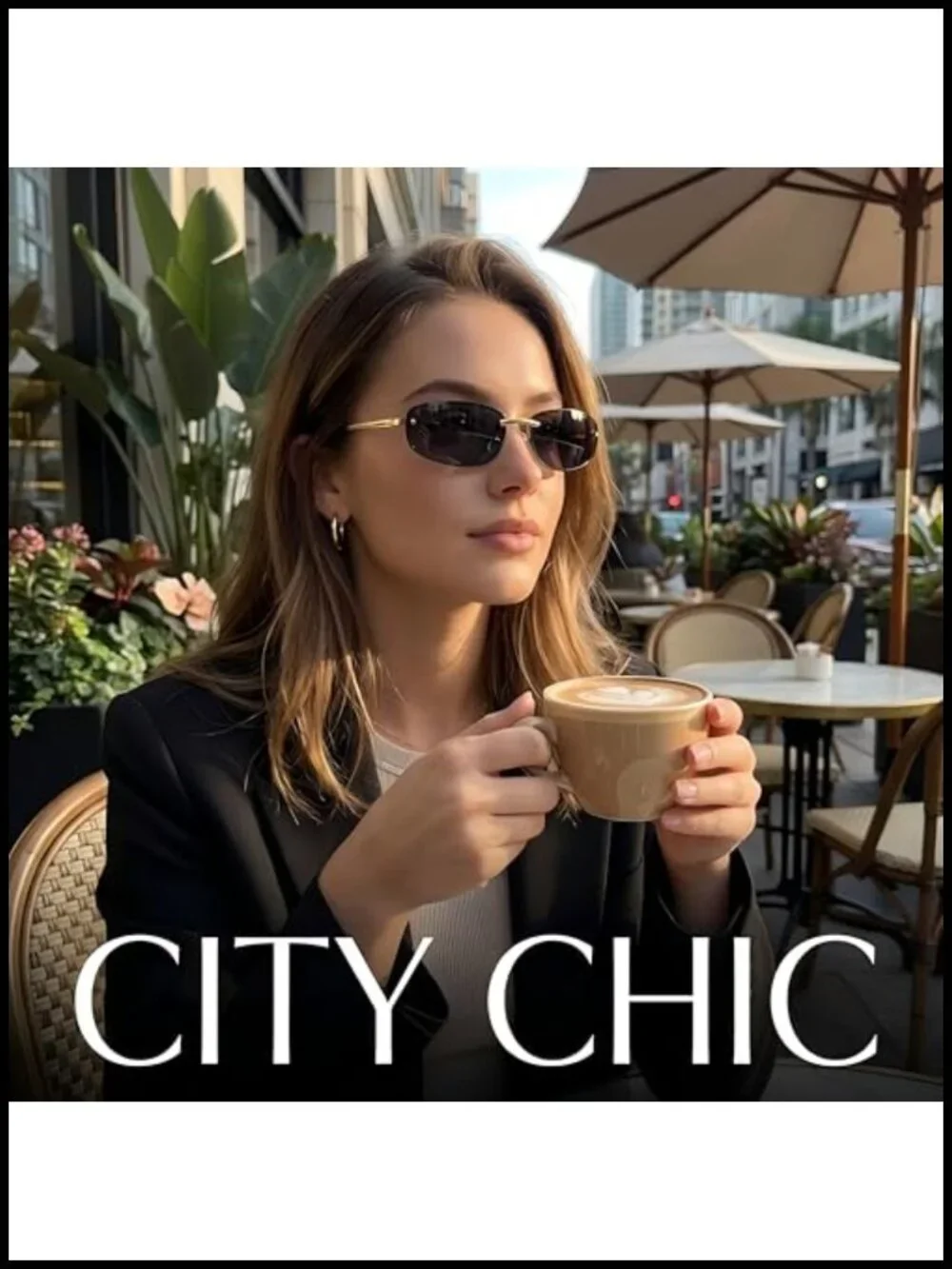 Y2K Oval Wrap Sunglasses Women Metal Frame UV400 Retro Shades